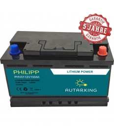 AUTARKING Philipp Lithium Batterie 12.8V 100Ah