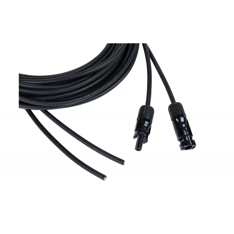 Solar cable set (2 x 5m), 6mm2, with plug