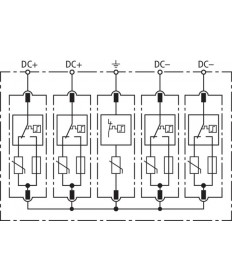 Blitzschutz / Ueberspannungsableiter PV T2 - 2String