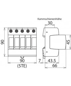 Blitzschutz / Ueberspannungsableiter PV T2 - 2String
