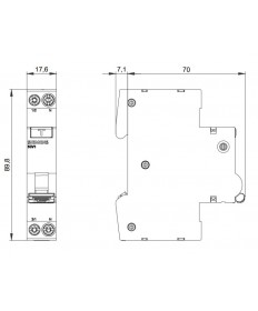 Interruttore FI/LS Siemens C 13A 30mA