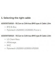 Cavo da VE.Can a CAN-bus BMS tipo B 5m