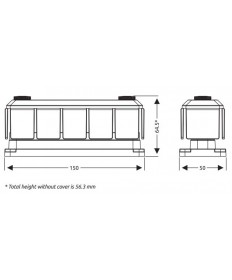 TBS - DCM Class-T Sicherungshalter (60V/400A) M10