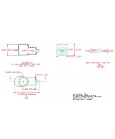 VTE - Insulating cap 218 - long / thin - red