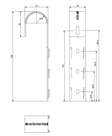 Solar Hook BalconySolar - Mounting set - Type_E