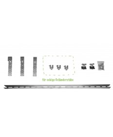 Balkonsolar Set 920 Wp | 600 W | eckige Geländer Schweiz