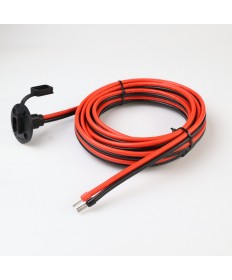 Connecteur DC femelle SAE noir - 5m