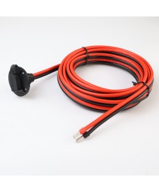 Connecteur DC femelle SAE noir - 5m