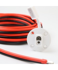 DC connection socket SAE white - 5m