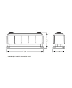 TBS - Fusibile DCM Mega (60V/40..500A)