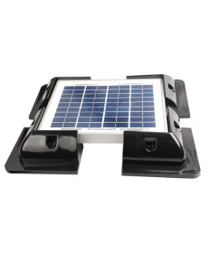 Set di profili angolari spoiler solare nero (4 pezzi)