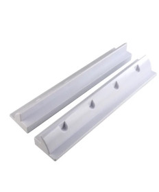 Profilo spoiler solare 53cm set bianco (2 pezzi)