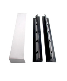 Profilo spoiler solare 68cm set nero (2 pezzi)