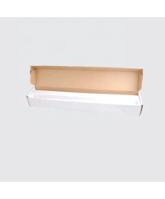 Profilo spoiler solare 68cm set bianco (2 pezzi)