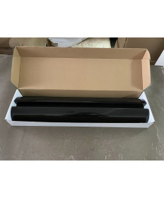 Profilo spoiler solare in alluminio 68cm set nero (2 pezzi)