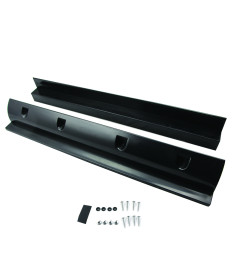 Profil spoiler solaire 53cm set noir (2 pièces)