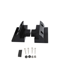 Solar spoiler side connector black (2 pieces)