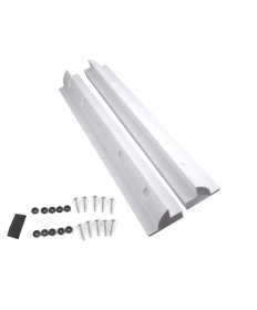 Profil spoiler solaire 68cm set blanc (2 pièces)