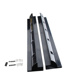 Profilo spoiler solare 68cm set nero (2 pezzi)