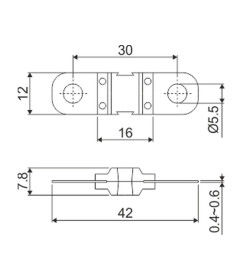 Fusibile midi 40A/32V (PU 5 pz.)