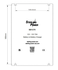 Booster di ricarica 12V/12V 70A - Sterlingpower