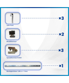 Solar Hook BalconySolar - Mounting set - Type_E