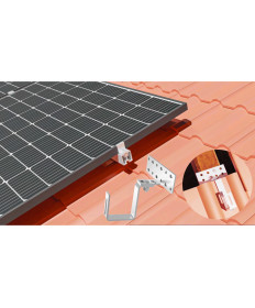 Solar Hook Montagepaket Ziegeldach für 2 Module