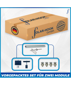 Solar Hook Pacchetto di installazione per 2 moduli