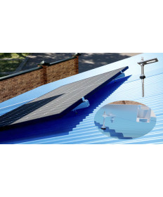 Solar Hook Montagepaket Stockstrauben für 2 Module