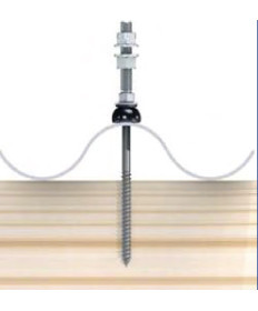 Solar Hook Paquet de montage de grappes de canne pour 2 modules