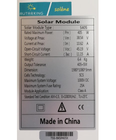 Modulo solare flex - 405Wp per montaggio su balcone