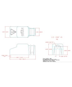 VTE - Battery terminal insulator 455 - black