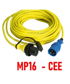 Shore Power Cord 15m, 25A - (CEE-MP16)