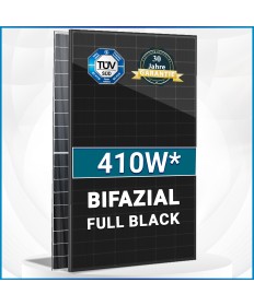 Solarpanel Bifazial 410W Glas-Glas Full-Black