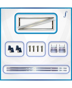 Solar Hook East-West Premium mounting package for two modules