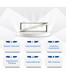 Solar Hook Kit de montage surélevé Est-Ouest Premium pour deux modules