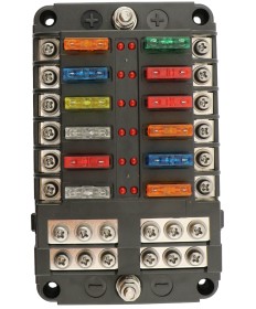 ATO Stecksicherungsdose 12-fach mit LED-Ausfallanzeige