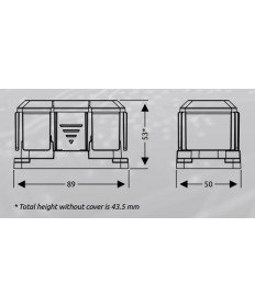TBS - DCM Mega Fuseholder (60V/40..300A)