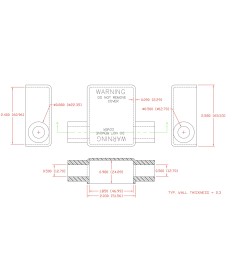 Batteriepol Isolator 500 - schwarz