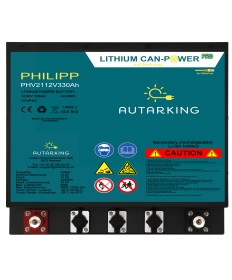 AUTARCAZIONE Philipp Litio 330Ah - PRO HEAT, CAN - 12,8V