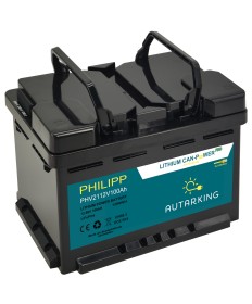 AUTARKING Philipp Batteria al litio 12,8V 100Ah / batteria al consumo con Bluetooth