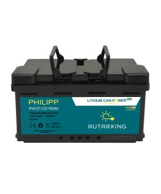 AUTARKING Philipp Lithium battery 12.8V 180Ah / consumer battery with Bluetooth