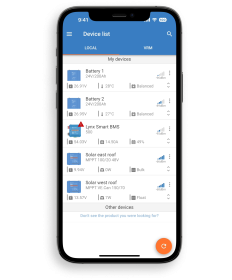 App Victron Connect: visualizzazione, programmazione, aggiornamento