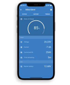 Application Victron Connect : visualisation, programmation, mise à jour
