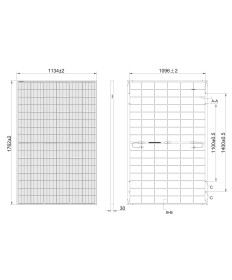 460Wp Bifacial Full Black Solar Module | TOPCon Half-Cells
