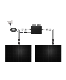 Balkonsolar Set 920Wp - 600W - eckig