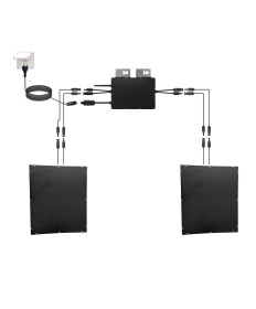 Kit solare da balcone Flex 440 Wp | Envertech EVT800 | 600 W Svizzera
